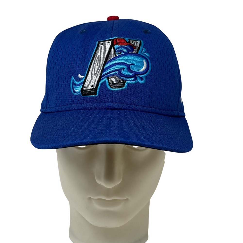Norfolk Tides New Era 59FIFTY Fitted Sz 7 Baseball Cap Blue Minor Leagues